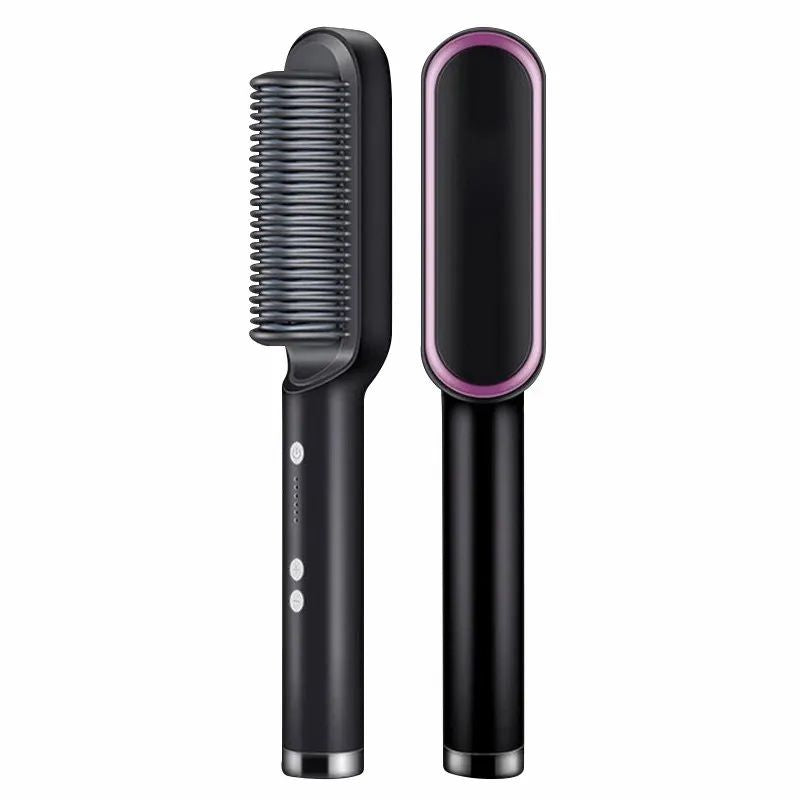909 Brush Hair Straightener Brush For Girls