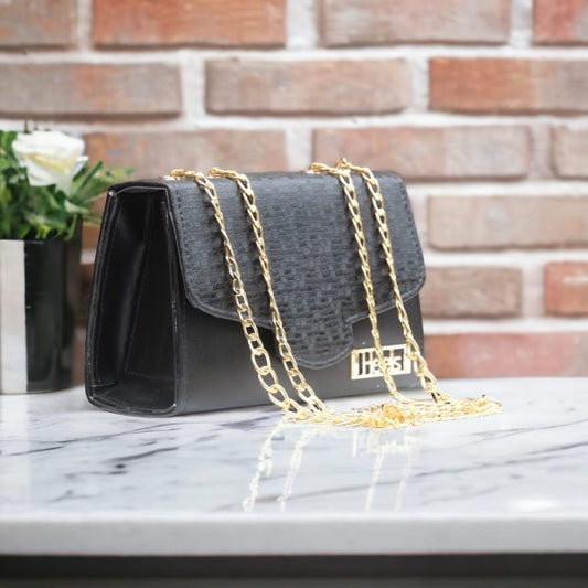 Stylish Hand Bag With Top Handle And Long Strap