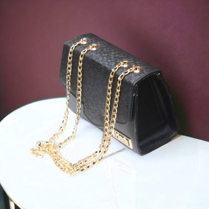 Stylish Hand Bag With Top Handle And Long Strap