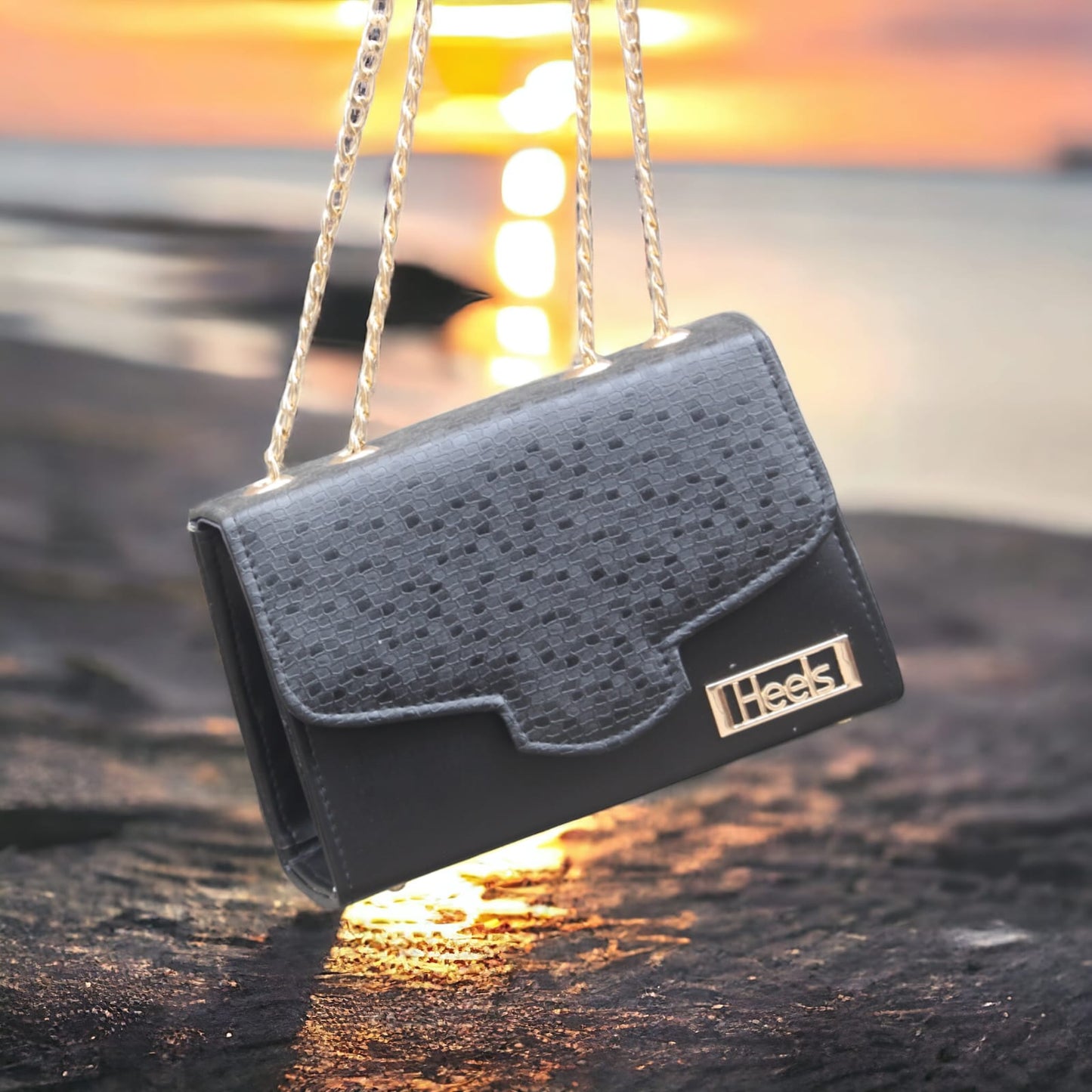 Stylish Hand Bag With Top Handle And Long Strap