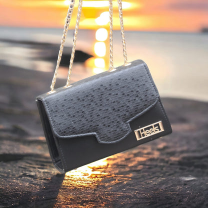 Stylish Hand Bag With Top Handle And Long Strap