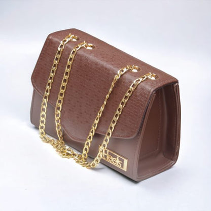 Stylish Hand Bag With Top Handle And Long Strap