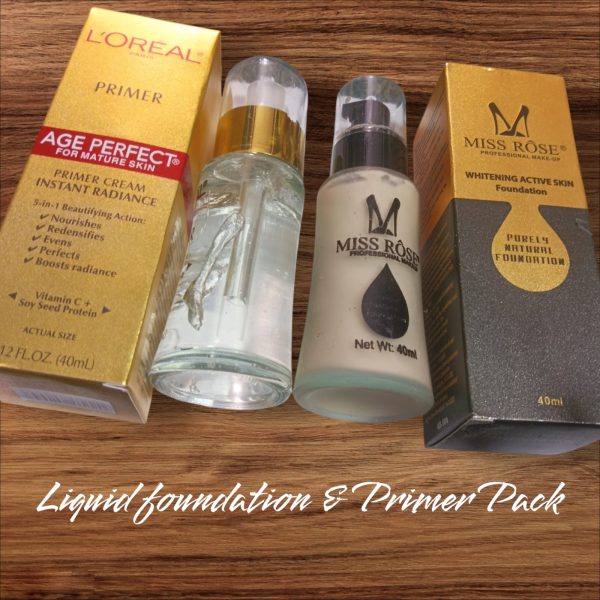 Liquid Miss Rose Foundation And L’oreal Primer