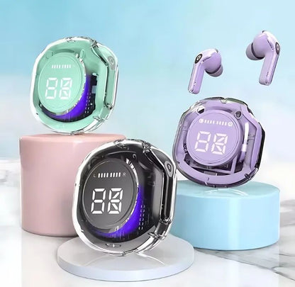 Air 39 Earbuds - Wireless Transparent Airpods with Super Bass & HD Sound