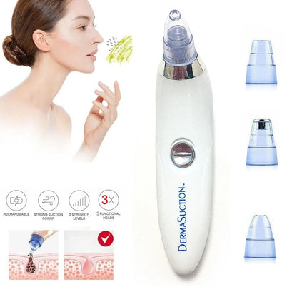 Cell Operated Blackhead Removal Machine Derma Suction 4 in 1