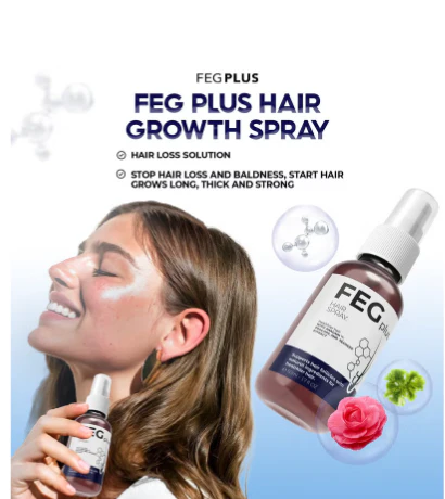 Feg Plus Hair & Beard Growth Serum Spray 50ml
