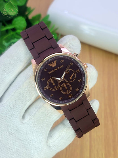 Emporio Armani Stylish Watch Adjustable Strap