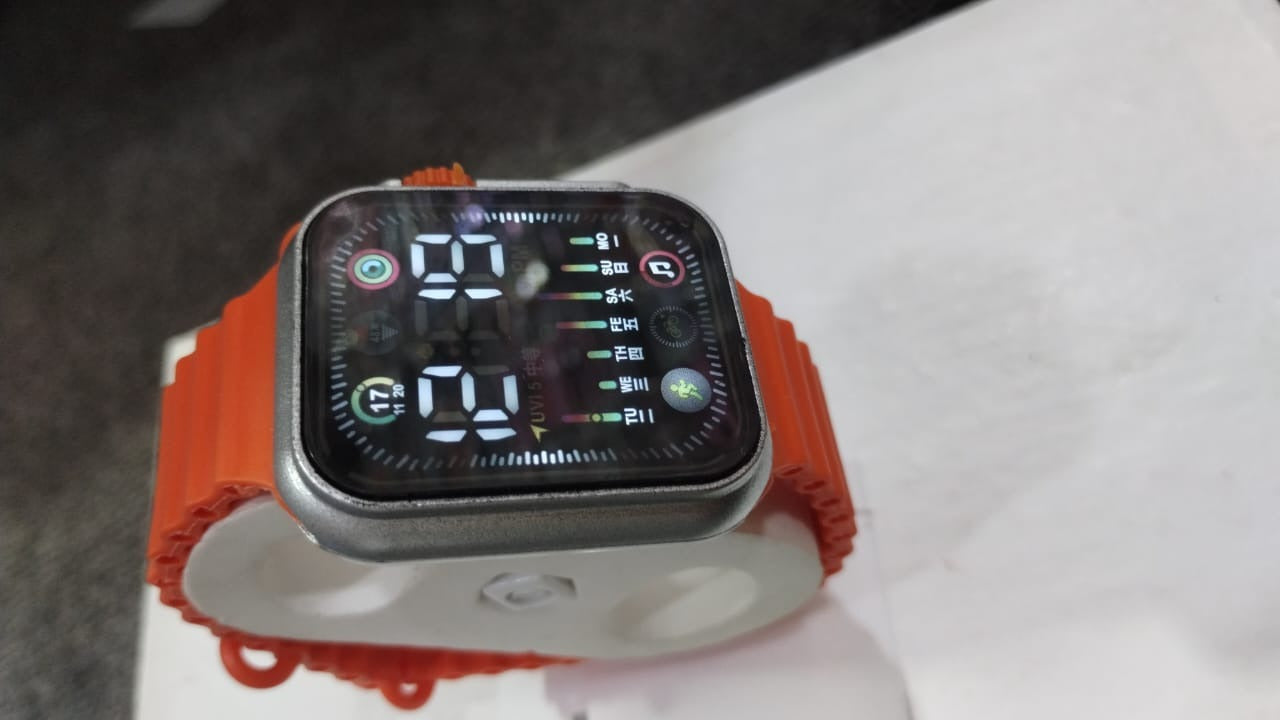 Silicon Digital Display Strap Watch