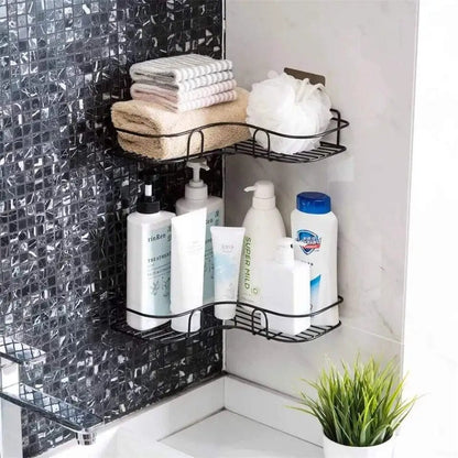 Metal Corner Rack For Bathroom & Washroom